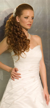 Orifashion HandmadeModest and Sexy Strapless A-Line Bridal Gown_